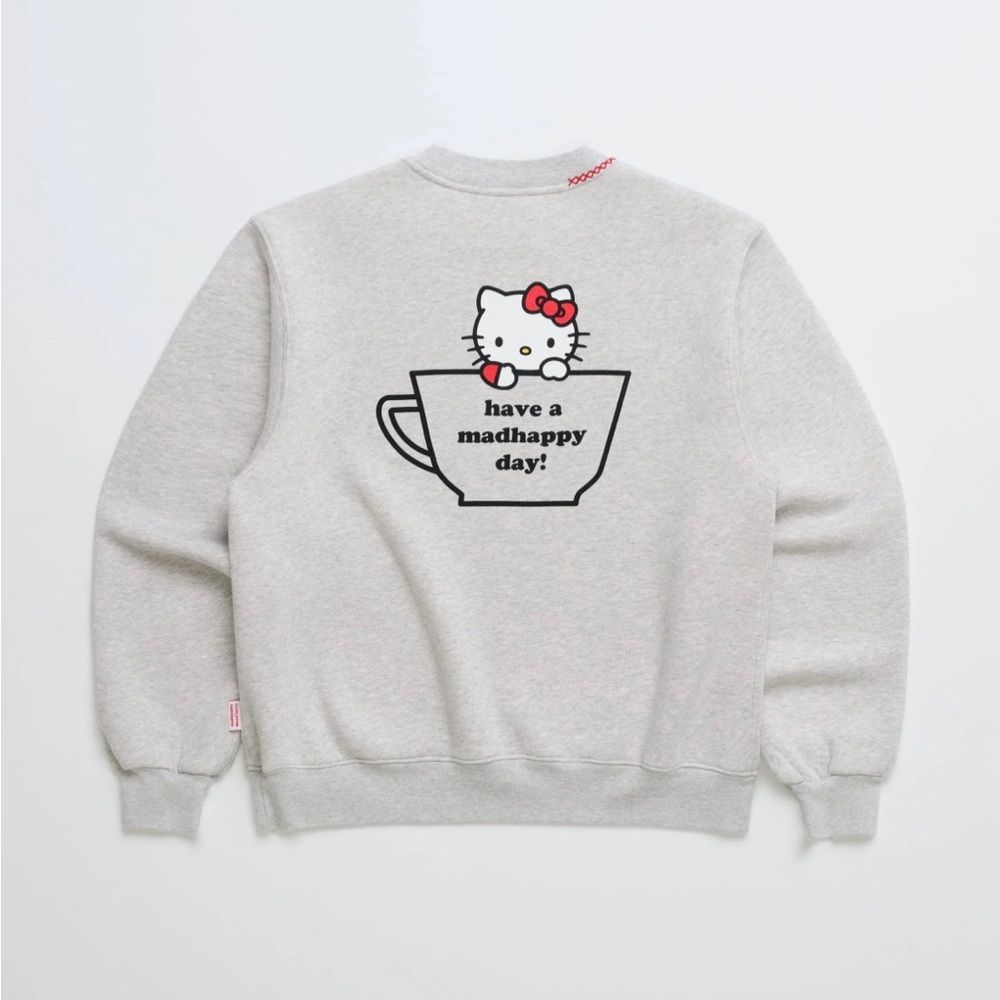 ISO Hello Kitty x MadHappy Gray Sweatshirt